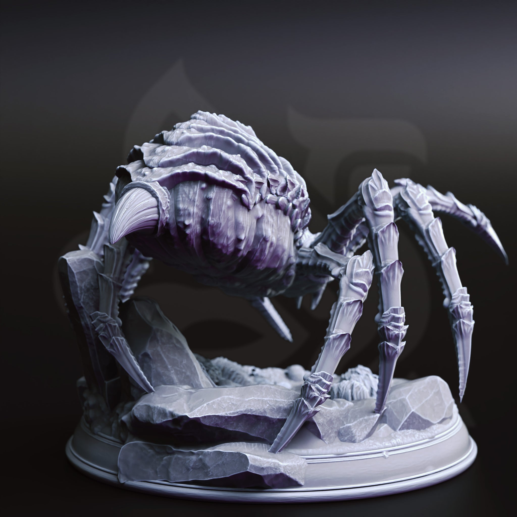 Doomweaver Matron Miniature – Giant Spider Broodmother | TTRPG Collectible & Tabletop Model