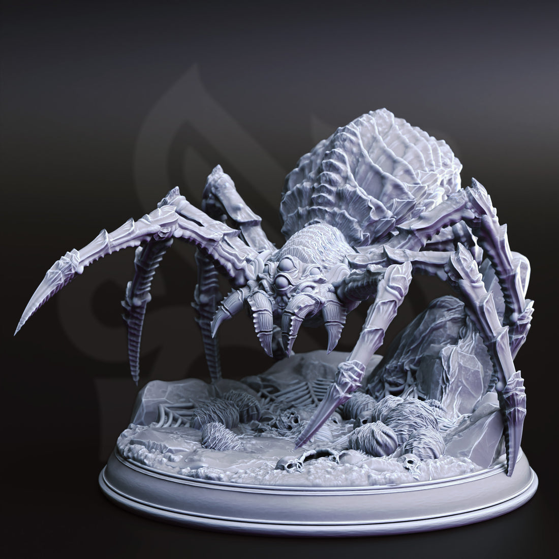 Doomweaver Matron Miniature – Giant Spider Broodmother | TTRPG Collectible & Tabletop Model