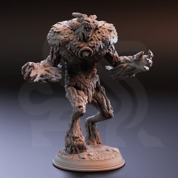 Barkhide Sentinel Miniature – Lesser Treant Warrior | TTRPG Collectible & Tabletop Model