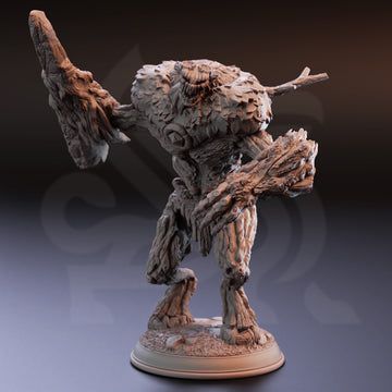 Ironbark Mauler Miniature – Lesser Treant Warrior | TTRPG Collectible & Tabletop Model